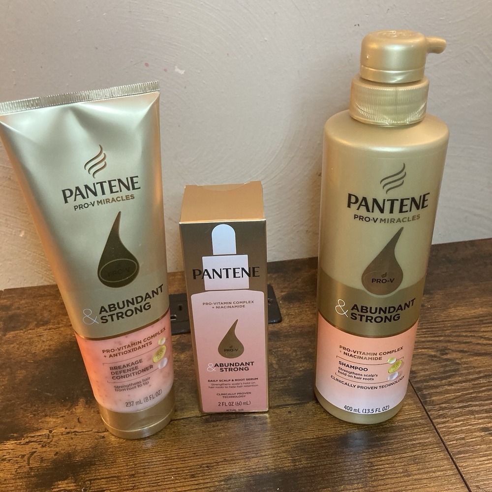 Pantene Pro-V Miracles Abundant & Strong Shampoo Conditioner Hair Care Set